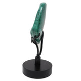 Chrysocolla Malachite Polished Freeform on Custom Spinner Stand