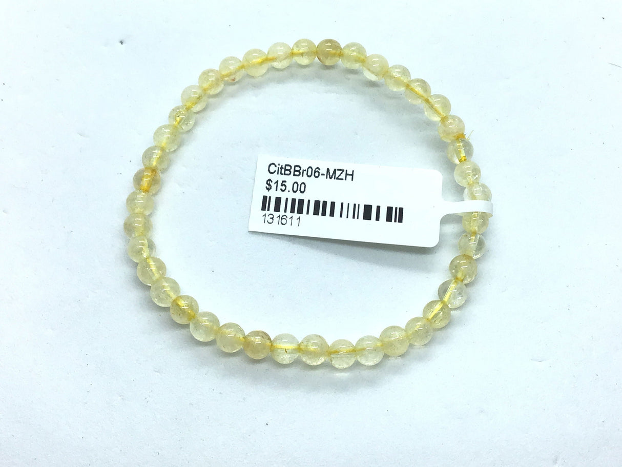 Bracelet Citrine 4mm