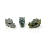 Labradorite Dragon Skull Carving (Sold in Singles)