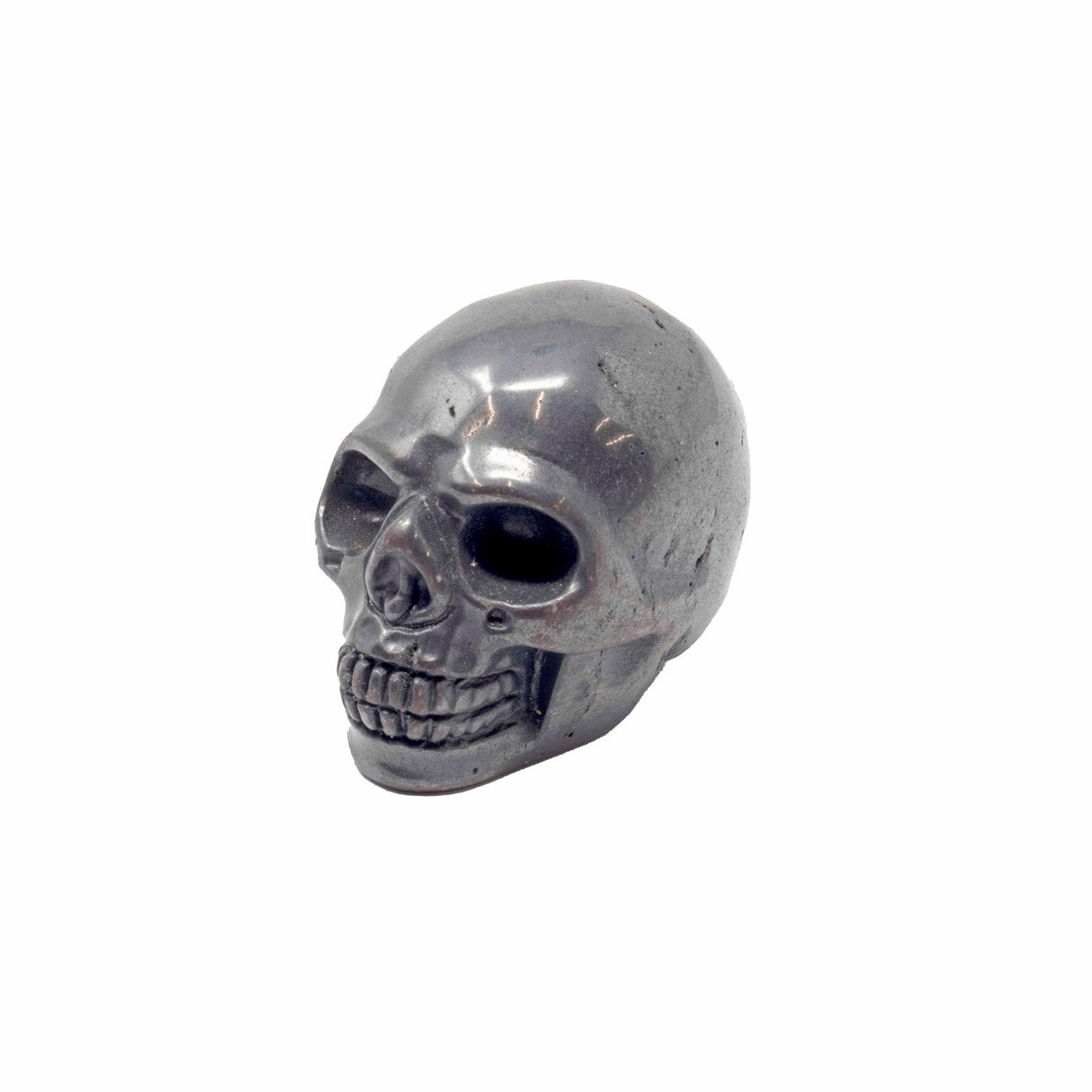 Hematite Skull Carving