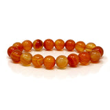 Bracelet en cornaline 10 mm