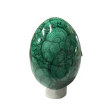 Œuf poli en malachite