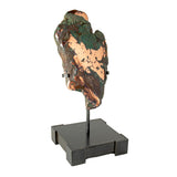 Michigan Float Copper Nugget on Custom Stand - Square with Corners