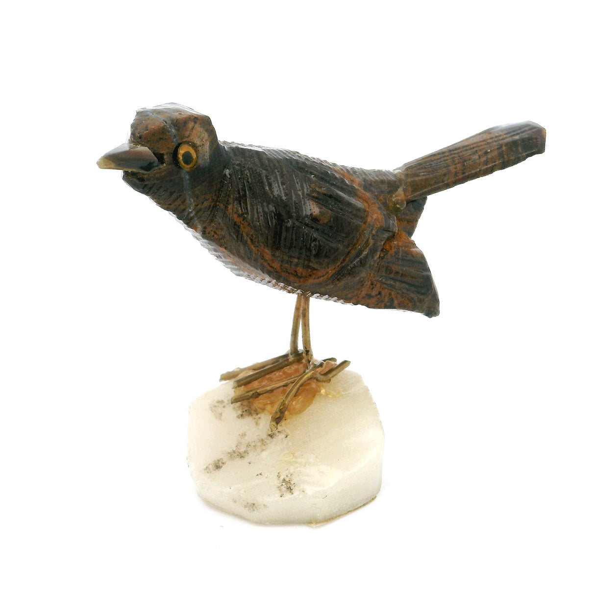 Tigers Eye Mini Bird Carving