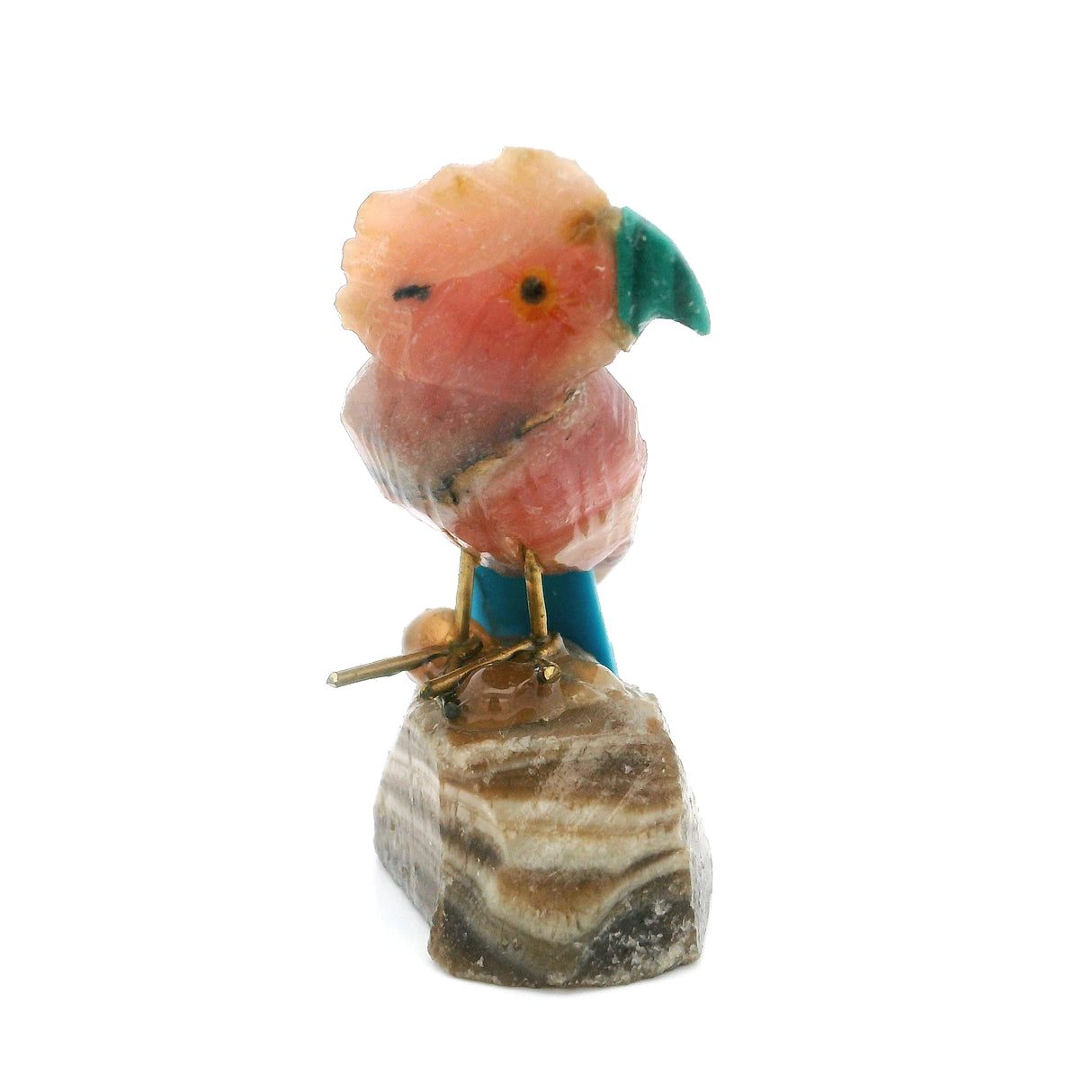Rhodonite Mini Bird Carving