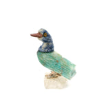 Amazonite Mini Bird Carving - Duck