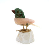 Rose Quartz Mini Bird Carving