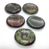 Dragon Bloodstone Worry Stone With Divot From Western Australia - Sold In Singles