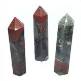 Seftonite Bloodstone Point - Cut & Polished - 4 Inches Tall - Sold In Singles