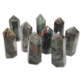 Seftonite Bloodstone Point - Cut & Polished - 2 Inches Tall - Sold In Singles