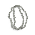 Rare Earth Gallery howlite chip necklace featuring tumbled white and grey stone fragments on a strand