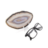 Agate Slice On Lucite Stand