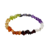 7 Chakra Chip Bracelet