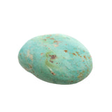 Pierre de paume en chrysocolle du Pérou - Bleu œuf de robin