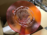 Wall Plate Large - Deep Orange Hard Candy