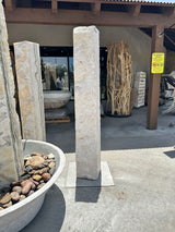 Zebra Fossil Onyx Pillar Fountain