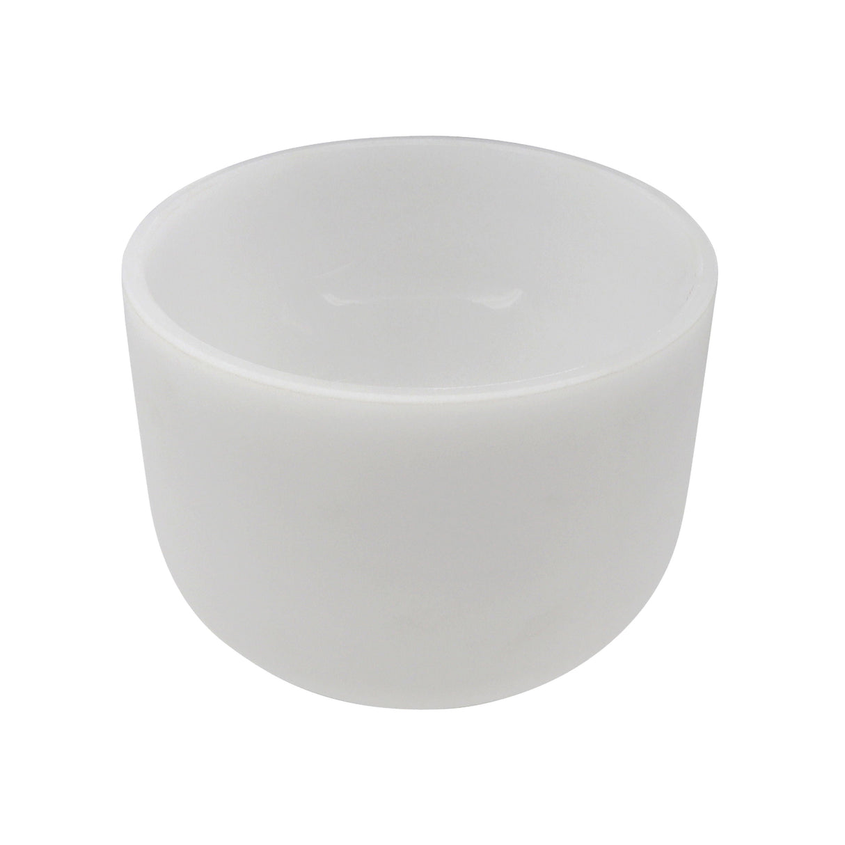 8" Frosted Quartz Sound Bowl - B Note - Aligns Crown Chakra