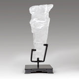 Selenite Flat Crystal on Custom Stand from Utah