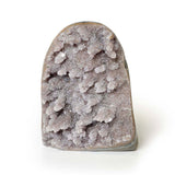 Amethyst Druze Freeform Specimen with Cut Base & Stalactite Formations