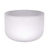 12" Frosted Quartz Sound Bowl - C Note - Aligns Root Chakra
