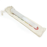 Silicone Striker Tool with Ball & Quartz Hand-blown Handle & Chakra Bag