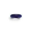 Rare Earth Gallery size 5.5 band ring crafted from smooth polished deep blue sodalite gemstone