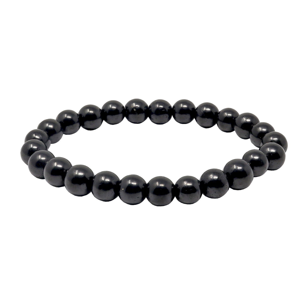 Bracelet en shungite perles rondes 8mm