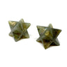 Carved Crystal Merkaba Stars