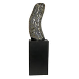 Amethyst Cathedral on Cut-out Pedestal - Fully Polished Agate Back with Curve to the Left