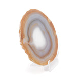 Agate Slice On Acrylic Easel Stand