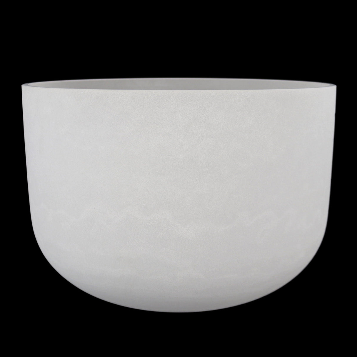 18" Frosted Quartz Sound Bowl - F Note - Aligns Heart Chakra