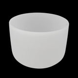 12" Frosted Quartz Sound Bowl - F Note - Aligns Heart Chakra