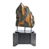 Michigan Copper Float Fold with Cut Base on Custom Mirror Finish Rotating Stand