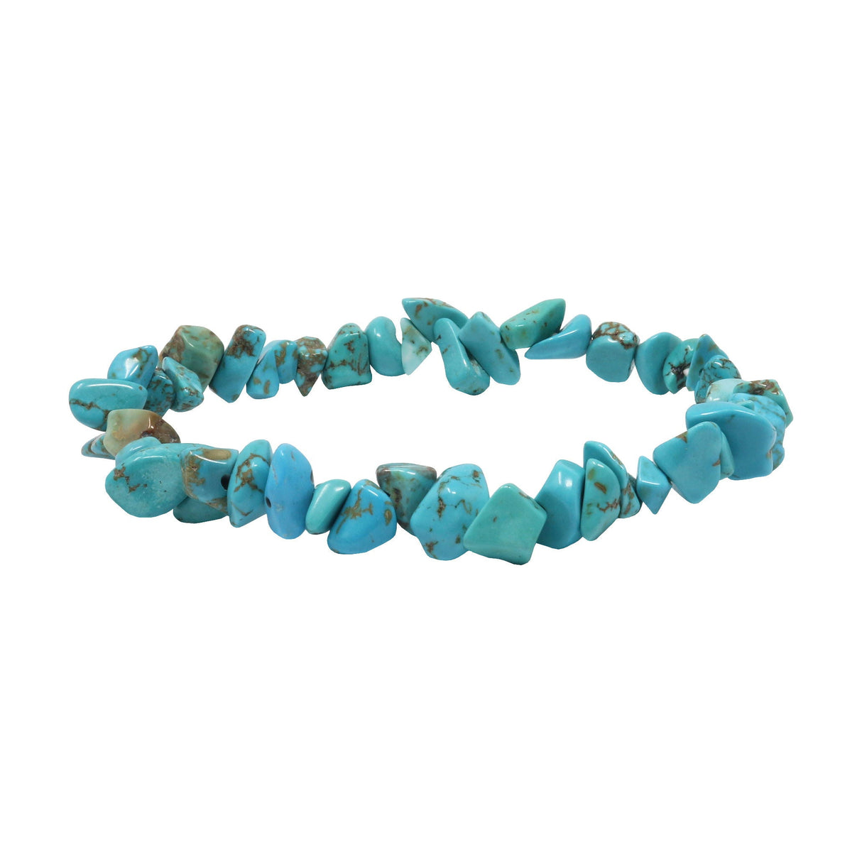 Howlite Chip Beaded Bracelet