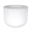 10 inch frosted quartz crystal singing bowl in white, A note for the third-eye chakra