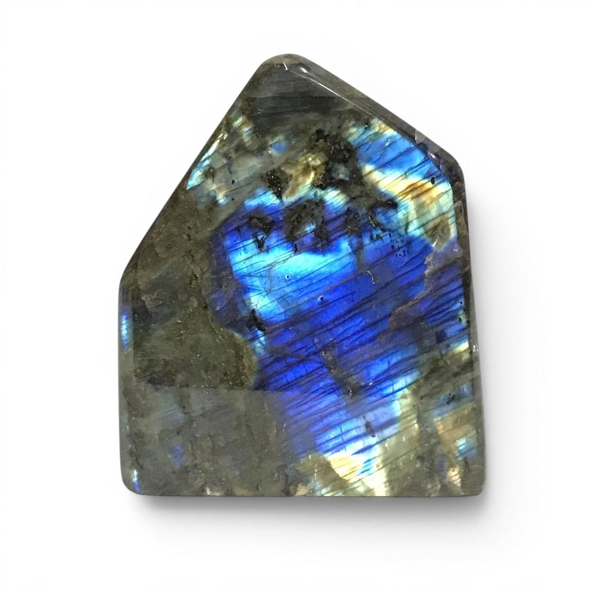 Labradorite forme libre polie avec base taillée