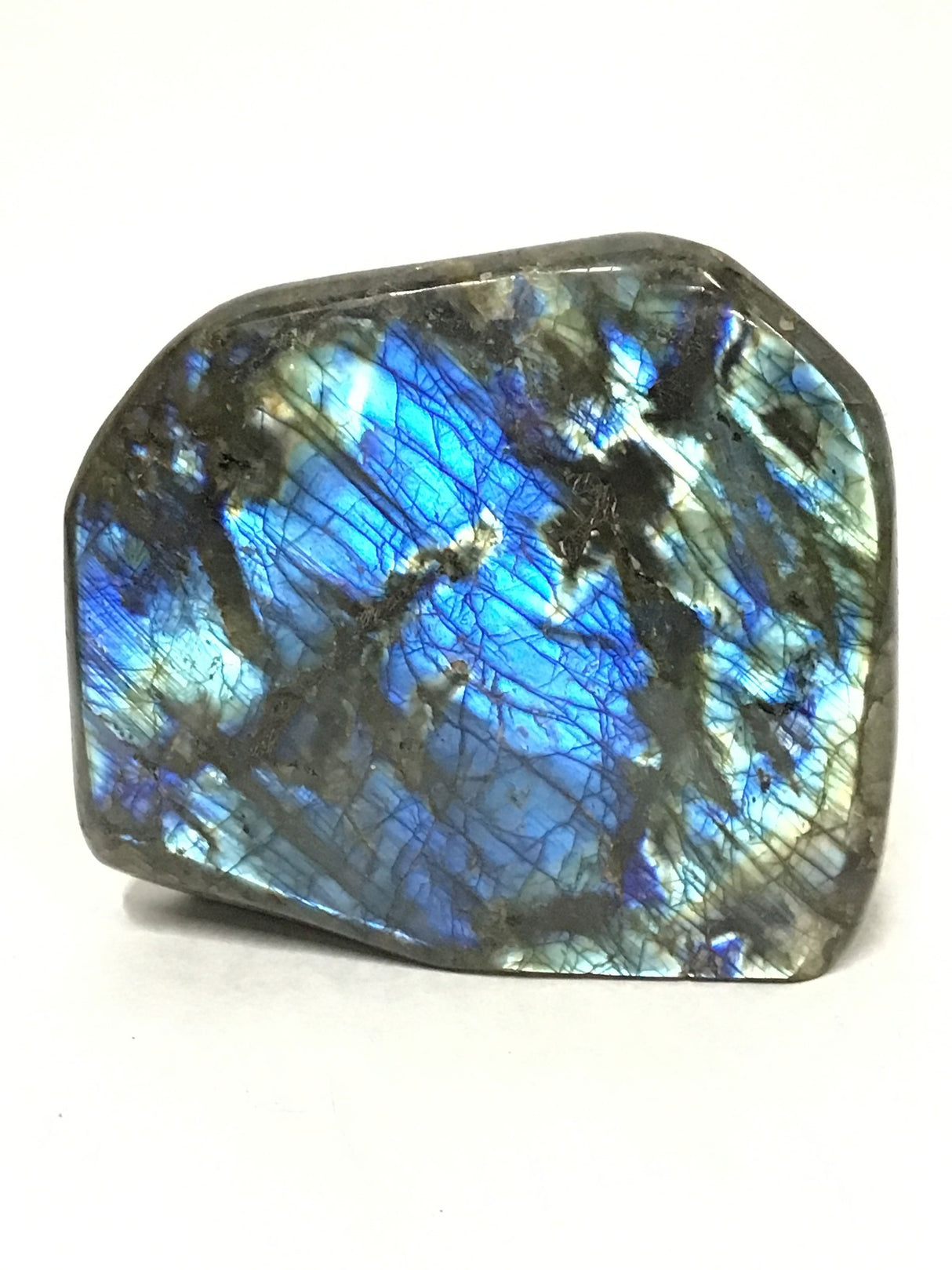 Labradorite Freeform Polished With Cut Base From Madagascar