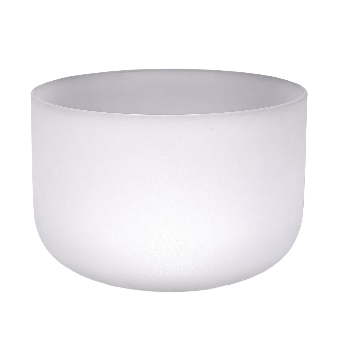 12" Frosted Quartz Sound Bowl - A Note - Aligns Third-Eye Chakra