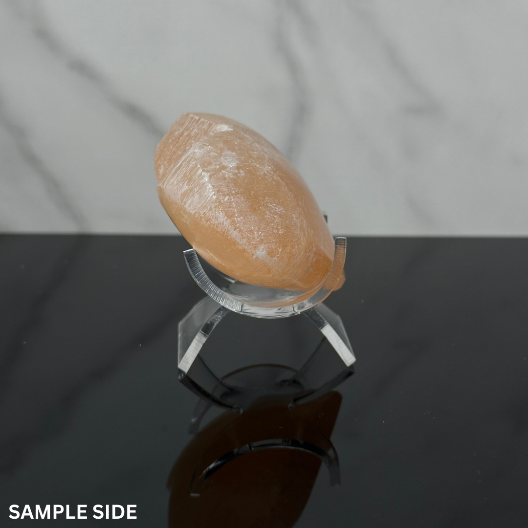 Acrylic Heart Stand - Low Angled Small