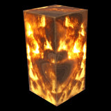 Onyx Luminary - 6" Sq. X 12" Brown