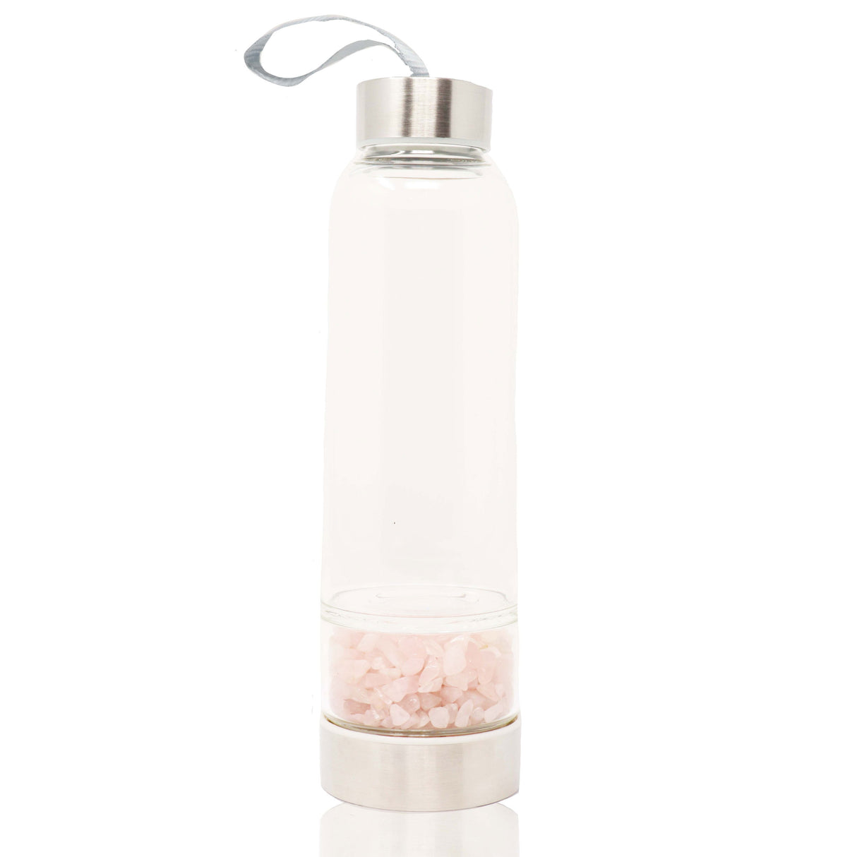 Crystal Water Bottle With Flat Section