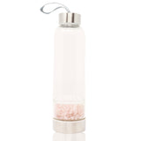 Crystal Water Bottle With Flat Section