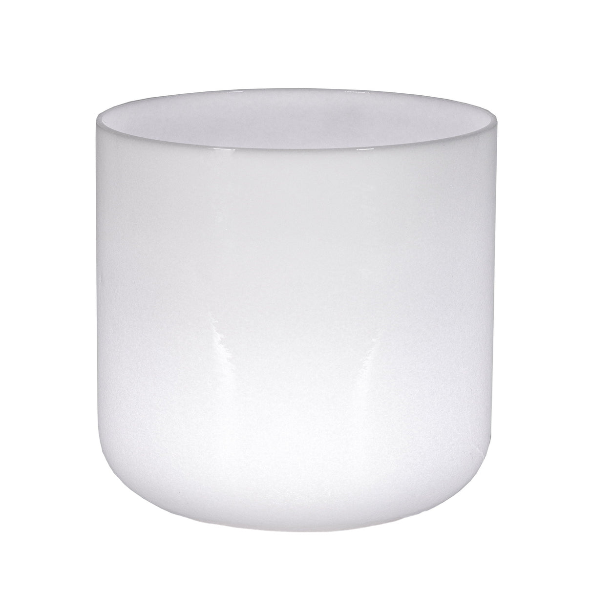 6" Frosted Quartz Sound Bowl - F Note - Aligns Heart Chakra