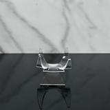 Acrylic Heart Stand - Low Angled Small