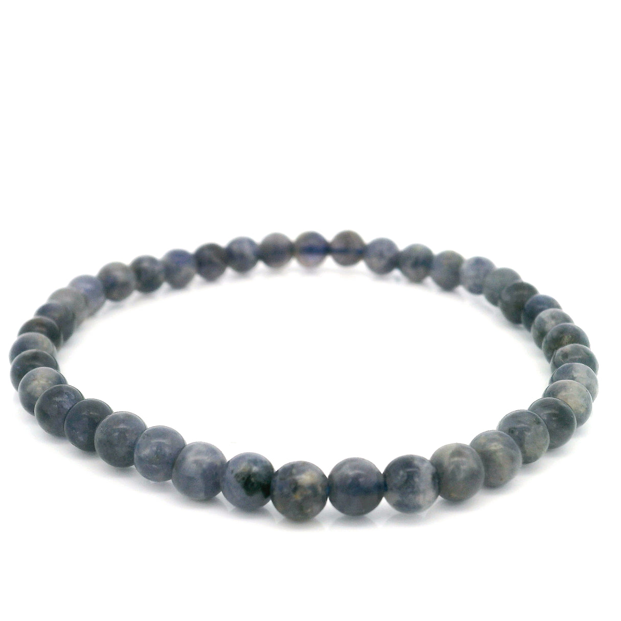 Iolite Beaded Bracelet - 4.5-5 mm Round