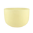 8-inch imperial topaz gem-infused quartz singing bowl in pale yellow, note B perfect pitch
