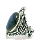 Labradorite Vine Roots Designer - Oval Cabochon