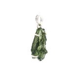 Moldavite Pendant - Prong Set Rough Freeform Specimen
