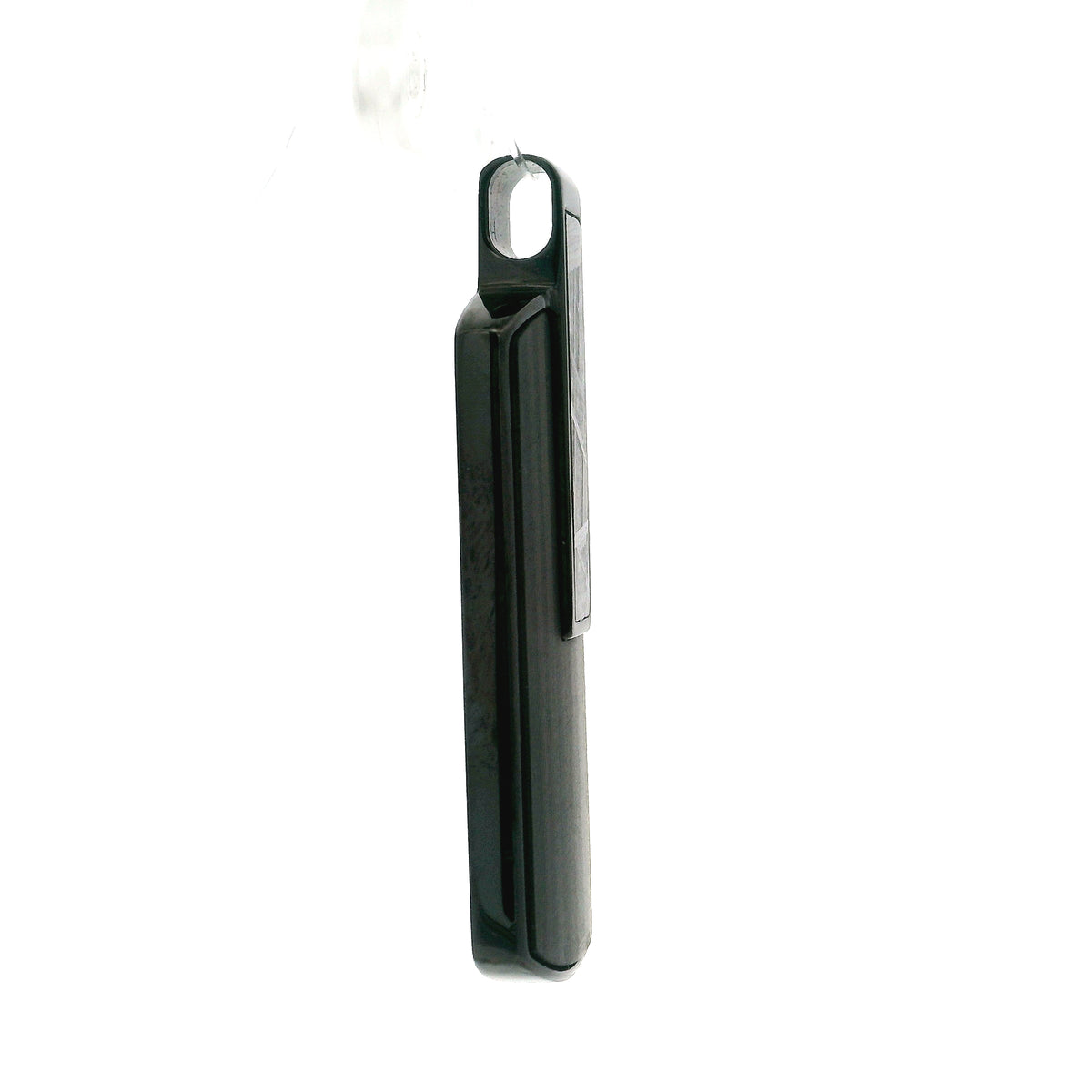 Carbon Fiber & Muonionalusta Meteorite Dog Tag Pendant