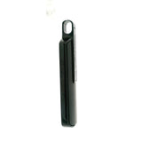 Carbon Fiber & Muonionalusta Meteorite Dog Tag Pendant